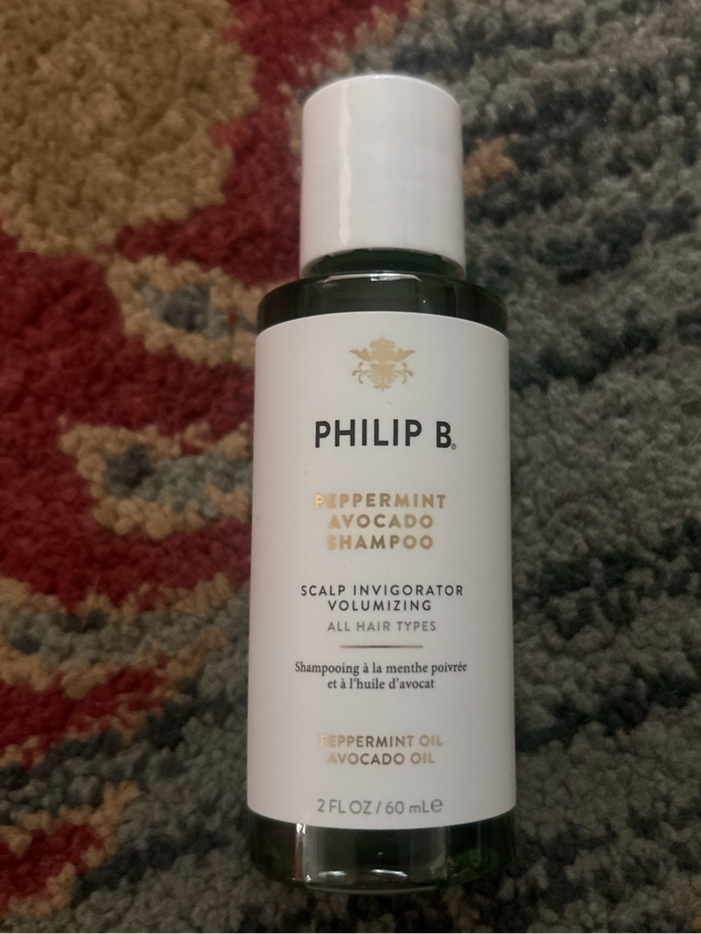 Philip B. Peppermint Avocado Shampoo - Invigorating Scalp Treatment (Green)